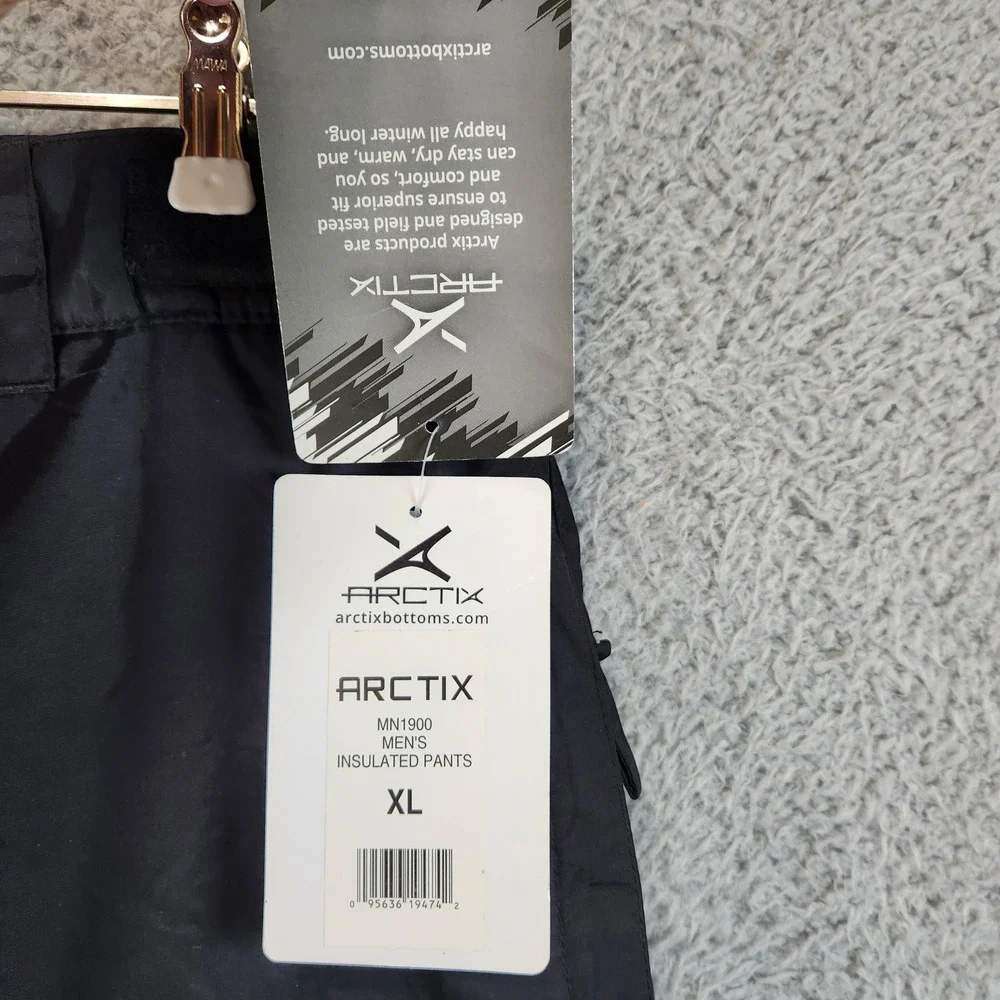 Arctix Thermatech Insulated Pants Mens XL Black Winter Ski Water/Wind‎ Resistant